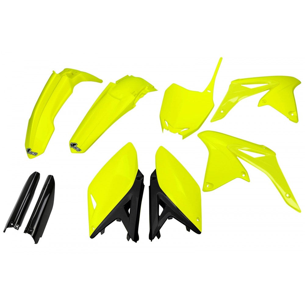 UFO Full Plastics Kit Fluro Yellow for Suzuki RM-Z 250 10-18