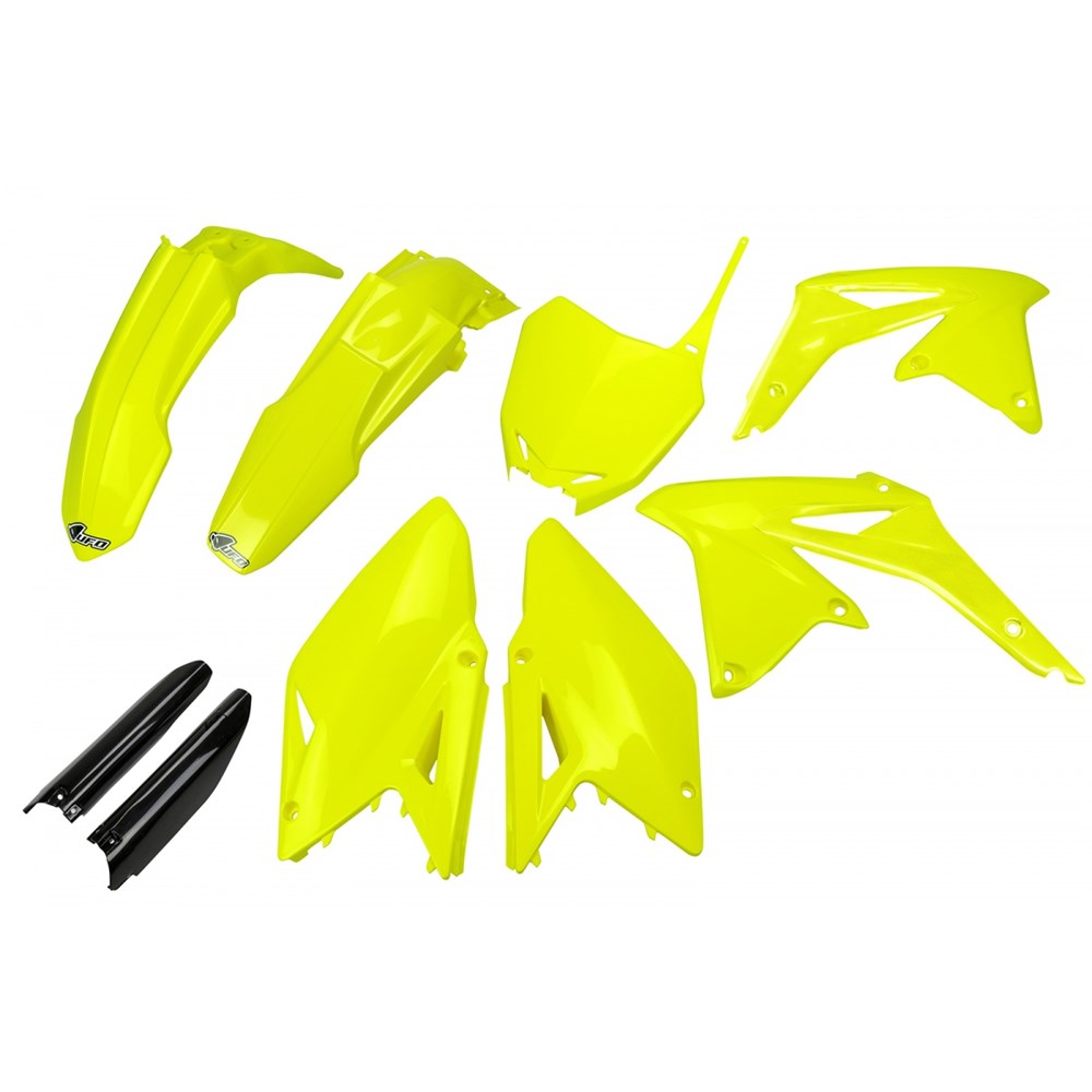 UFO Full Plastics Kit Fluro Yellow for Suzuki RM-Z 450 08-17