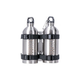 SW-Motech SW-ALK0016530800-S TRAX 2x Stainless Steel 0.6L Bottle Silver & Mounting Set for TRAX Accessory Mount