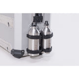 SW-Motech SW-ALK0016530800-S TRAX 2x Stainless Steel 0.6L Bottle Silver & Mounting Set for TRAX Accessory Mount