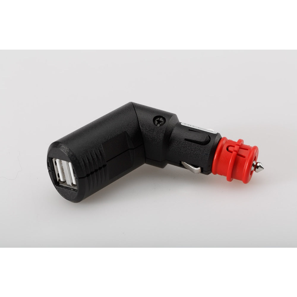 SW-Motech SW-EMA0010712200 Double USB power port with Universal Plug for 12V DIN & Cigarette Lighter Socket