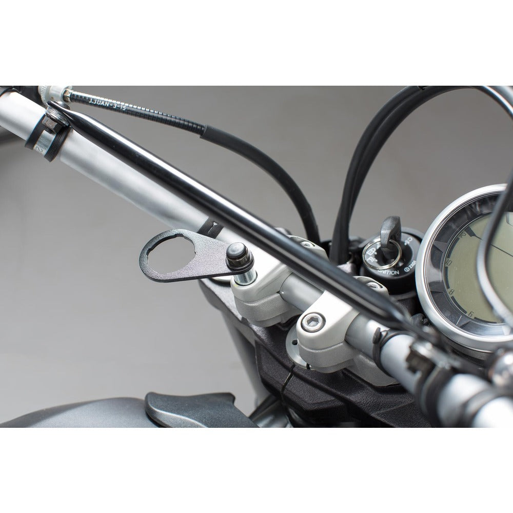 SW-Motech SW-EMA0010720001-B Universal Electric Kit (Includes Cigar Lighter Socket, USB Power Port, Mounting Kit)