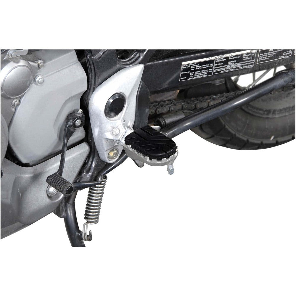 SW-Motech SW-FRS0101110101-S ION Footrest Kit Silver for Honda XL650V Transalp 00-06/XL700V Transalp 07-12/Moto Morini X-Cape 650 21-Up