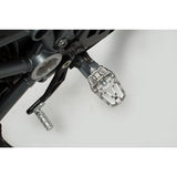 SW-Motech SW-FRS0111210201 EVO Footrest Kit Silver/Black for Honda XL600V Transalp 87-99/XRV650 Africa Twin 87-90/XRV750 Africa Twin 89-03/CRF1000L Africa Twin 15-17