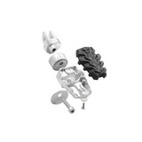 SW-Motech SW-FRS0111210401 EVO Footrest Kit Silver/Black for BMW/Honda/Triumph/Voge Models