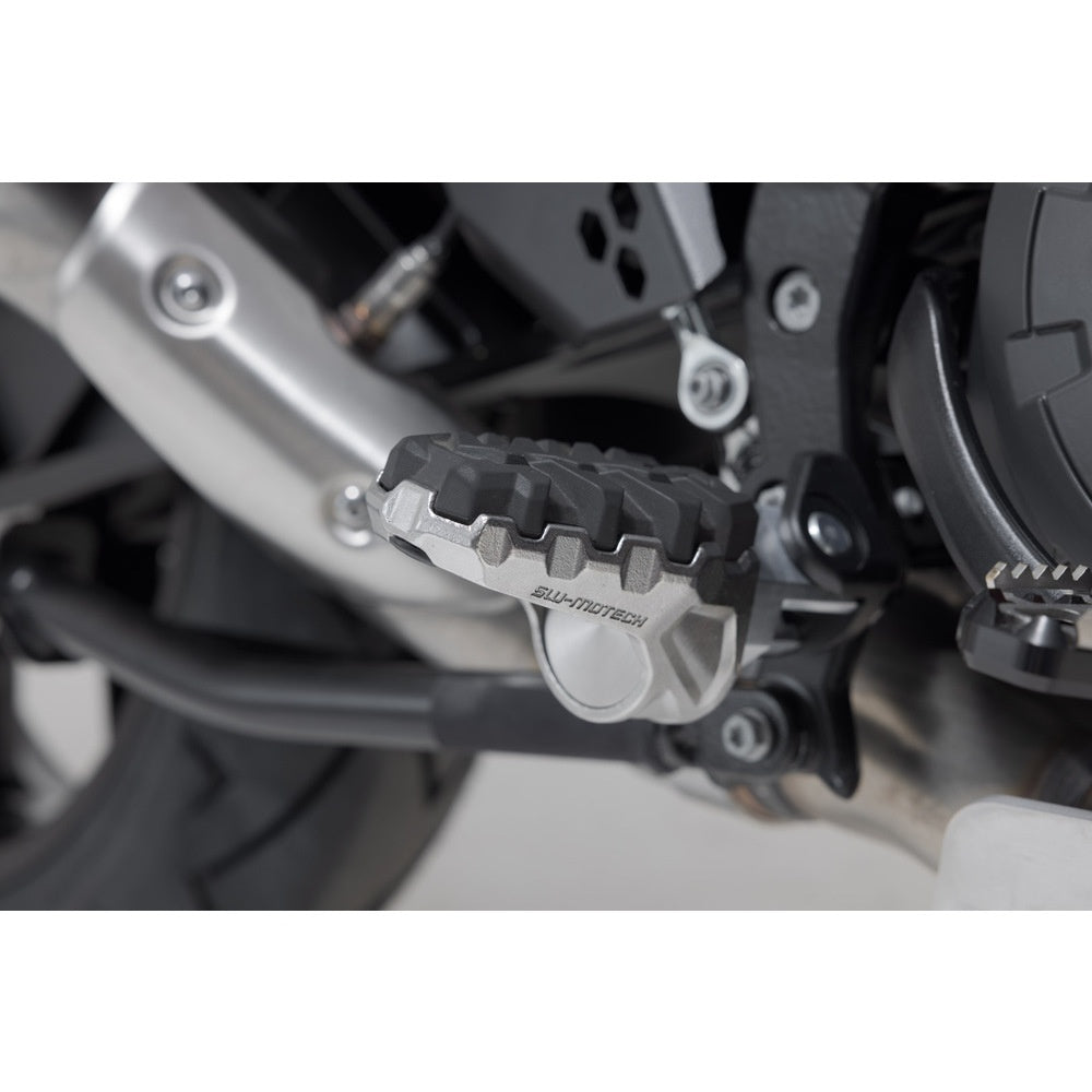 SW-Motech SW-FRS0411210200 EVO Footrest Kit Silver/Black for KTM 1290 Super Adventure 21-Up