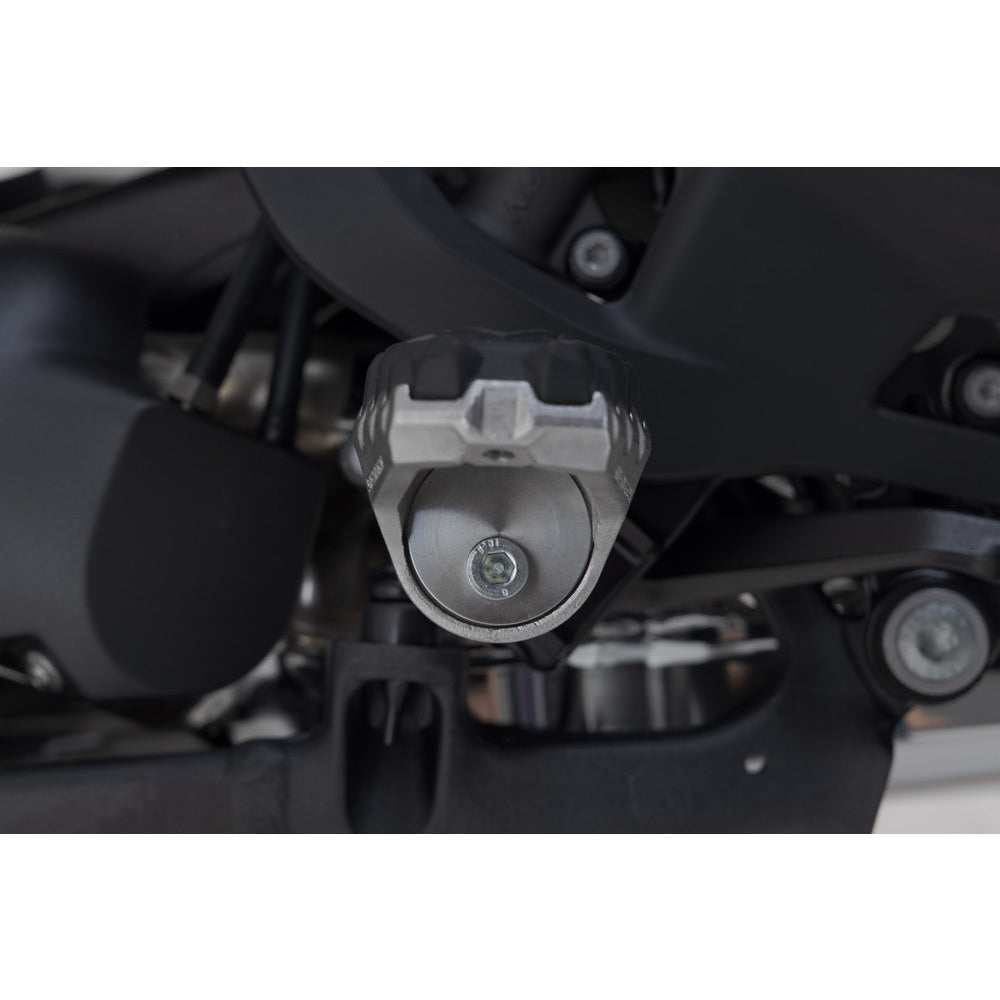 SW-Motech SW-FRS0711210302 EVO Footrest Kit Silver/Black for BMW R 1200 GS 12-18/Adventure 13-18/Rallye 16-18/R 1250 GS/Adventure 18-Up/Rallye 21-Up/R 1300 GS 23-Up