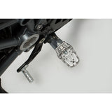 SW-Motech SW-FRS0811210201 EVO Footrest Kit Silver/Black for BMW S 1000 XR 19-Up/Kawasaki KLR 650 01-18 & 22-Up/KLR 650 S 23-Up