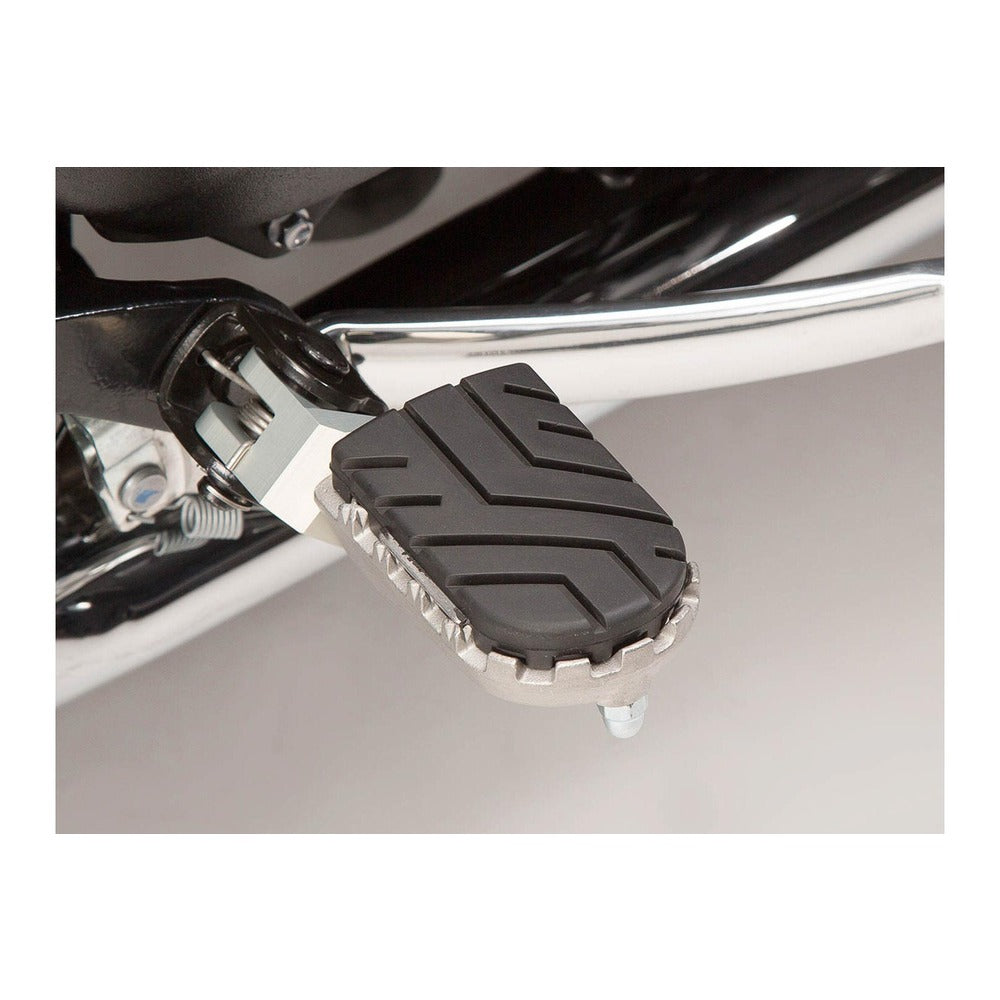 SW-Motech SW-FRS1101110201-S ION Footrest Kit Silver for Triumph Bonneville/T100 04-16/Scrambler 05-Up
