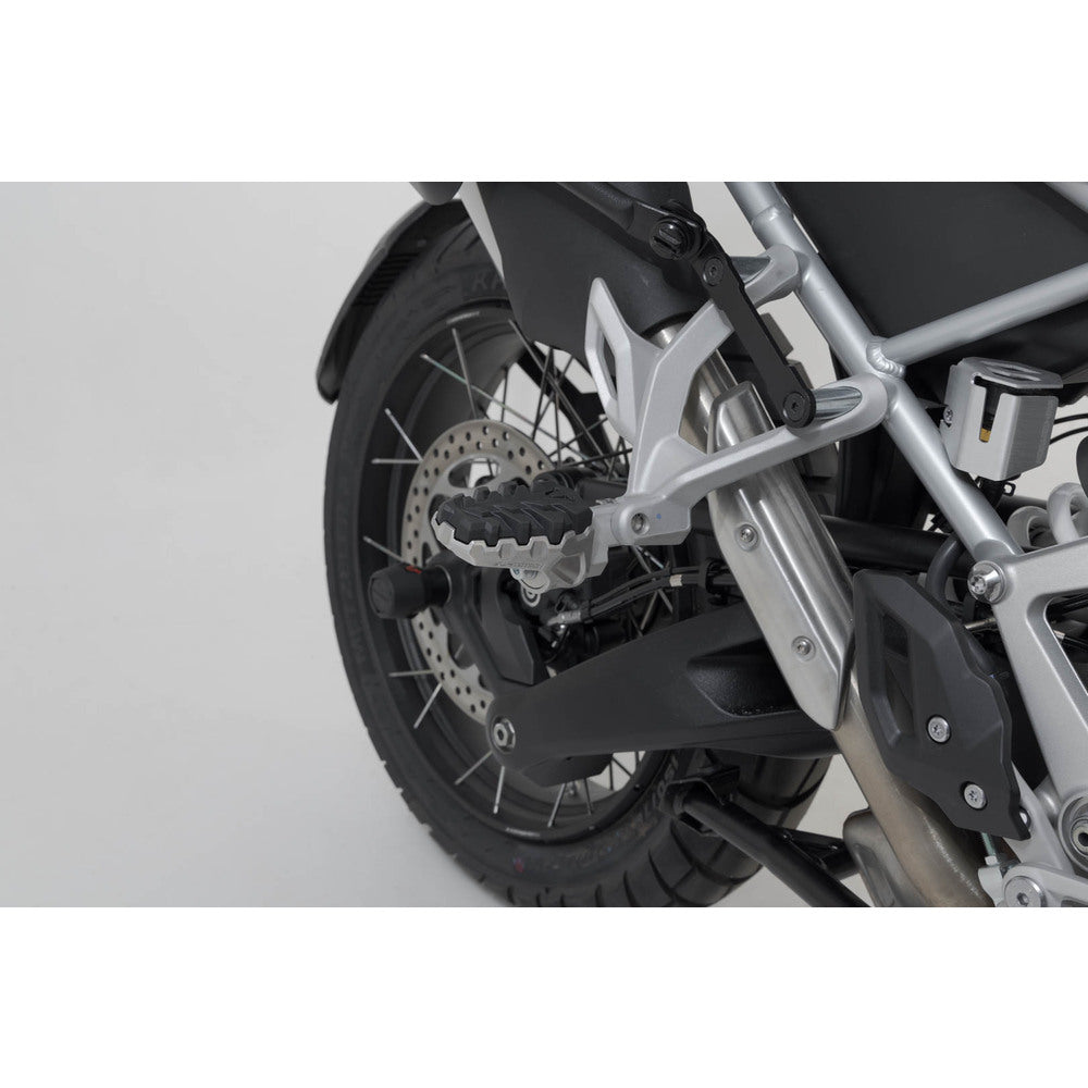 SW-Motech SW-FRS1111210700 EVO Passenger Footrest Kit Silver/Black for Triumph Tiger 1200 22-Up