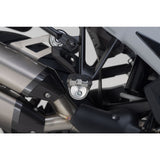 SW-Motech SW-FRS1811210100 EVO Passenger Footrest Kit Silver/Black for BMW R 1300 GS 24-Up/Harley-Davidson Pan America 21-Up