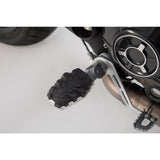 SW-Motech SW-FRS2211210002 EVO Footrest Kit Silver/Black for Benelli TRK 502 X 18-Up/Ducati Scrambler/Hypermotard/Hyperstrada/Multistrada 10-Up Models
