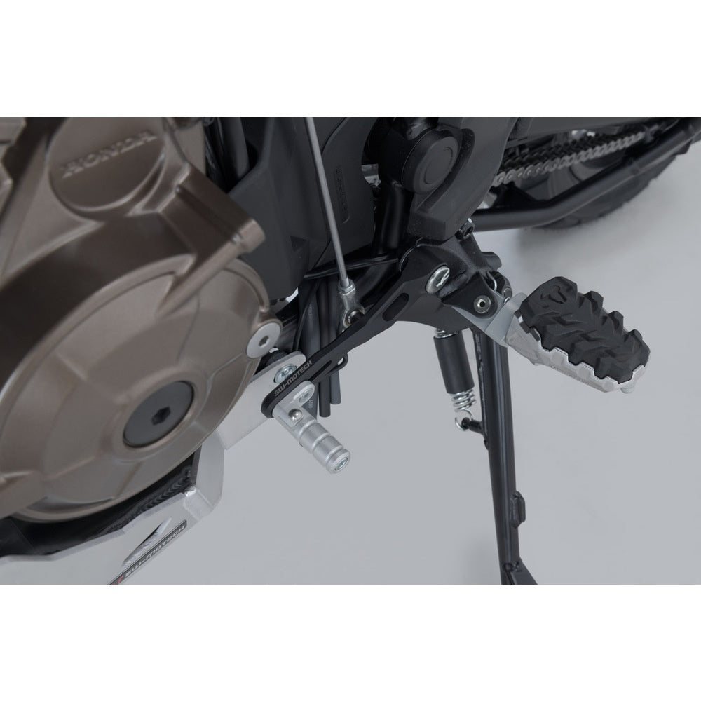 SW-Motech SW-FSC0162210001 Gear Lever Black/Silver for Honda CRF1000L Africa Twin 15-Up/CRF1100L Africa Twin 19-Up Models