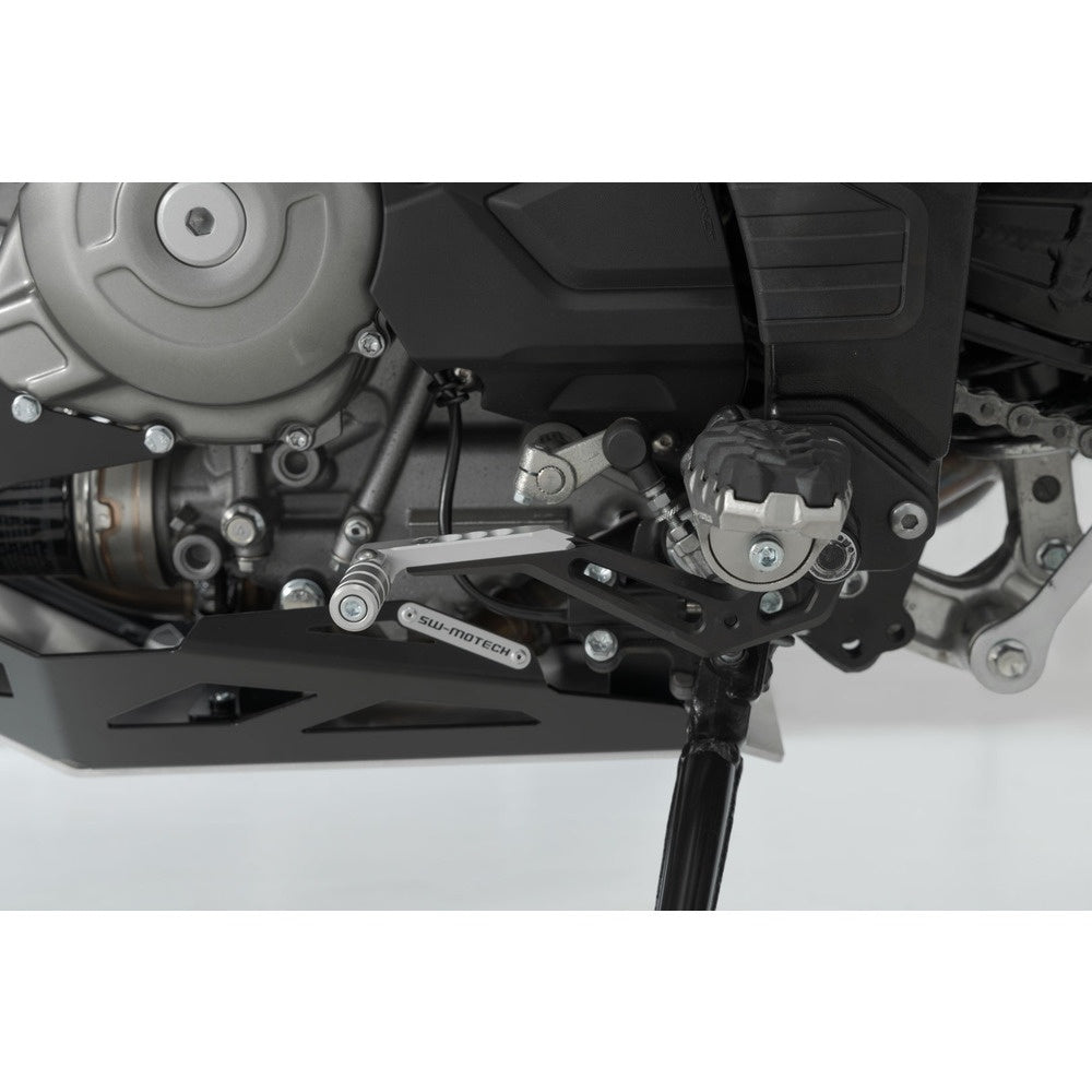 SW-Motech SW-FSC0529310001 Gear Lever Black/Silver for Suzuki DL650 11-Up/V-Strom 650 XT 15-Up
