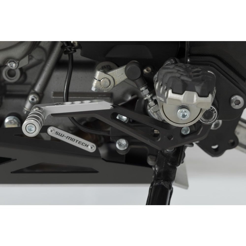 SW-Motech SW-FSC0529310001 Gear Lever Black/Silver for Suzuki DL650 11-Up/V-Strom 650 XT 15-Up
