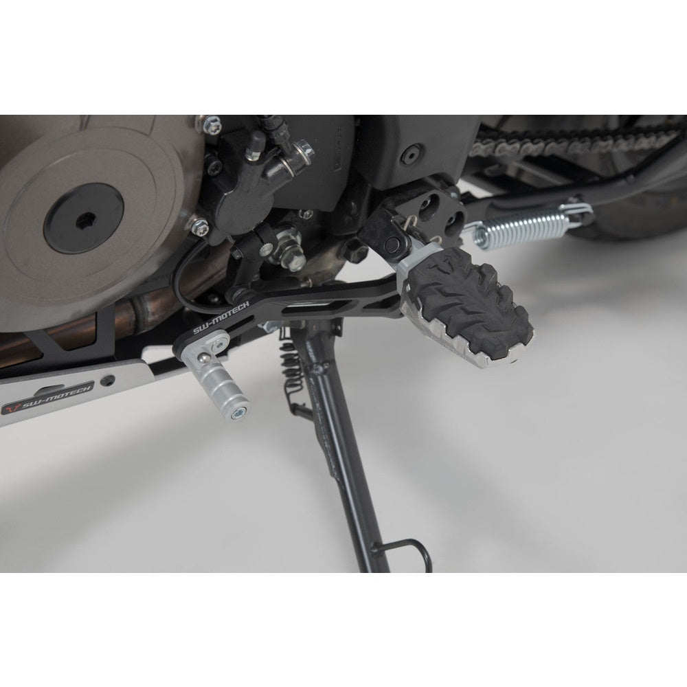 SW-Motech SW-FSC0544010001 Gear Lever Black/Silver for Suzuki V-Strom 1000 14-19/V-Strom 1050 19-Up