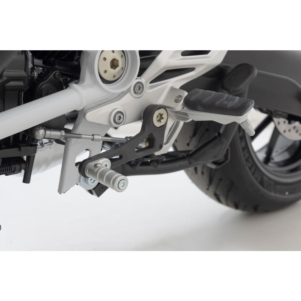 SW-Motech SW-FSC0757310002 Gear Lever Black/Silver for BMW R 1200 R/R 1200 RS 14-18/R 1250 R/R 1250 RS 18-Up