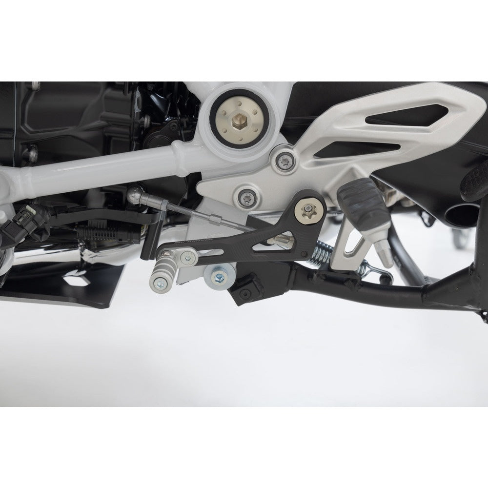 SW-Motech SW-FSC0757310002 Gear Lever Black/Silver for BMW R 1200 R/R 1200 RS 14-18/R 1250 R/R 1250 RS 18-Up