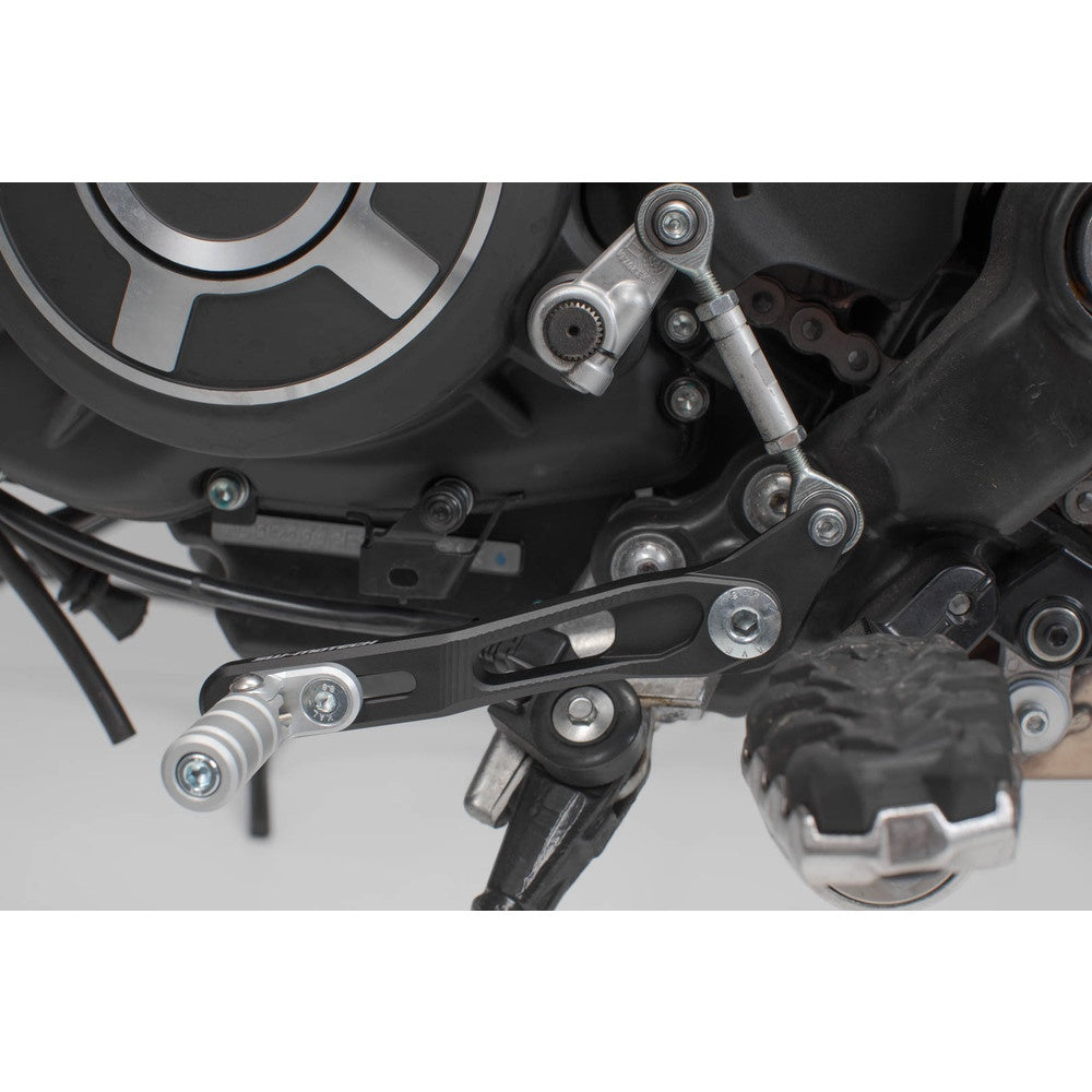 SW-Motech SW-FSC2257710001 Gear Lever Black/Silver for Ducati Scrambler Desert Sled 16-18