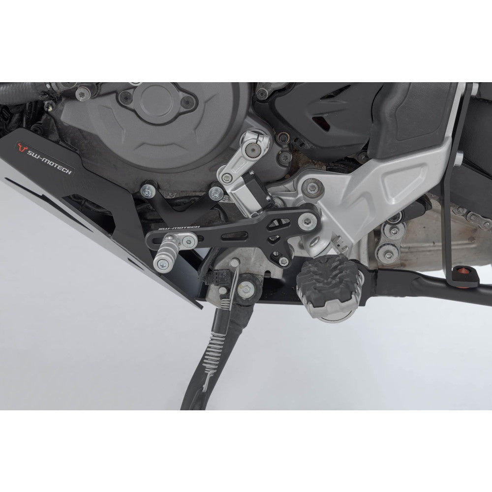 SW-Motech SW-FSC2299510000 Gear Lever Black/Silver for Ducati DesertX 22-Up/DesertX Rally 23-Up