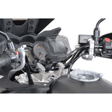 SW-Motech SW-GPS0030810201-S Vibration-Damped GPS Mount Silver with Handlebar Clamp for 28mm Handlebar