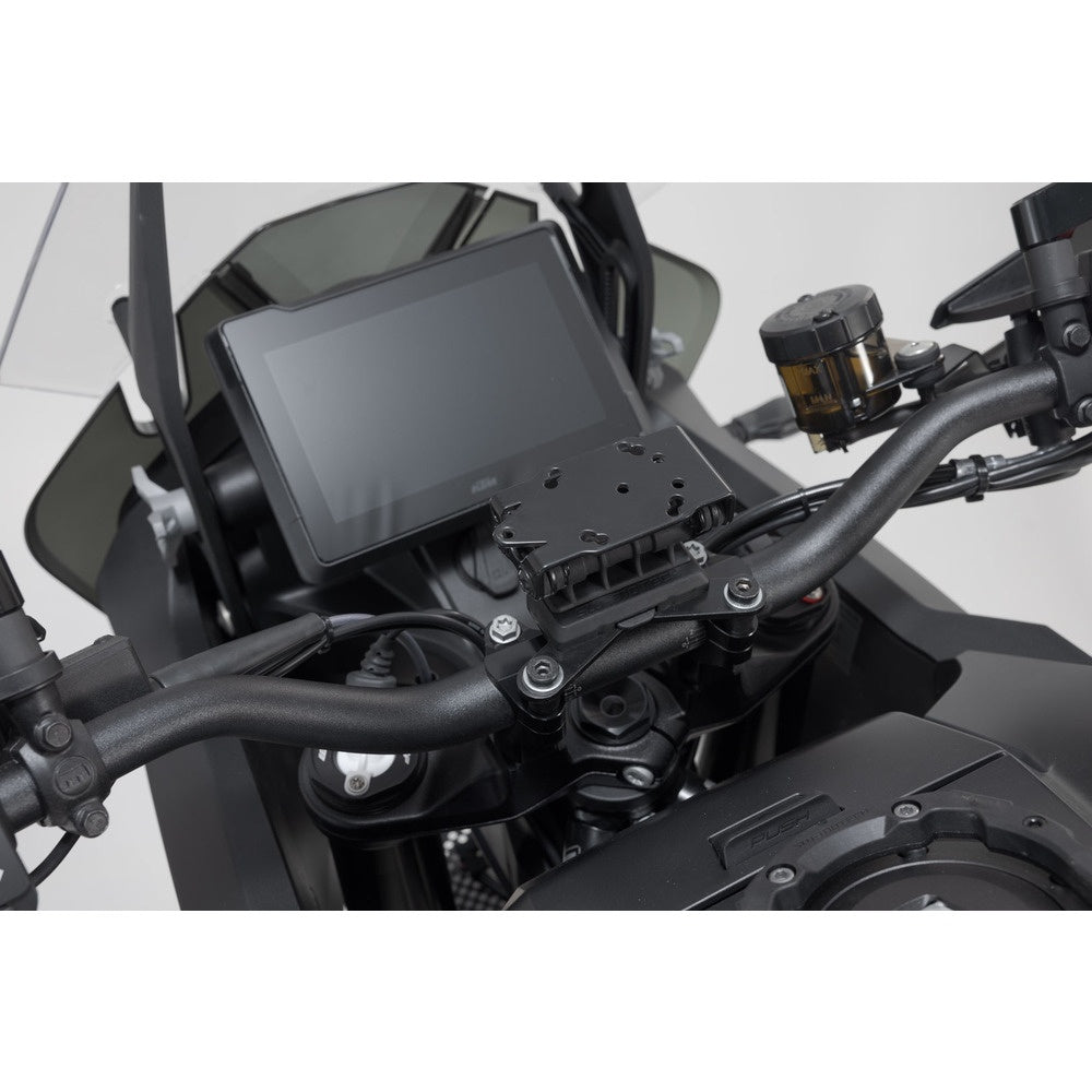 SW-Motech SW-GPS0464610100-B GPS Handlebar Mount Black for KTM 1290 Super Adventure 21-Up