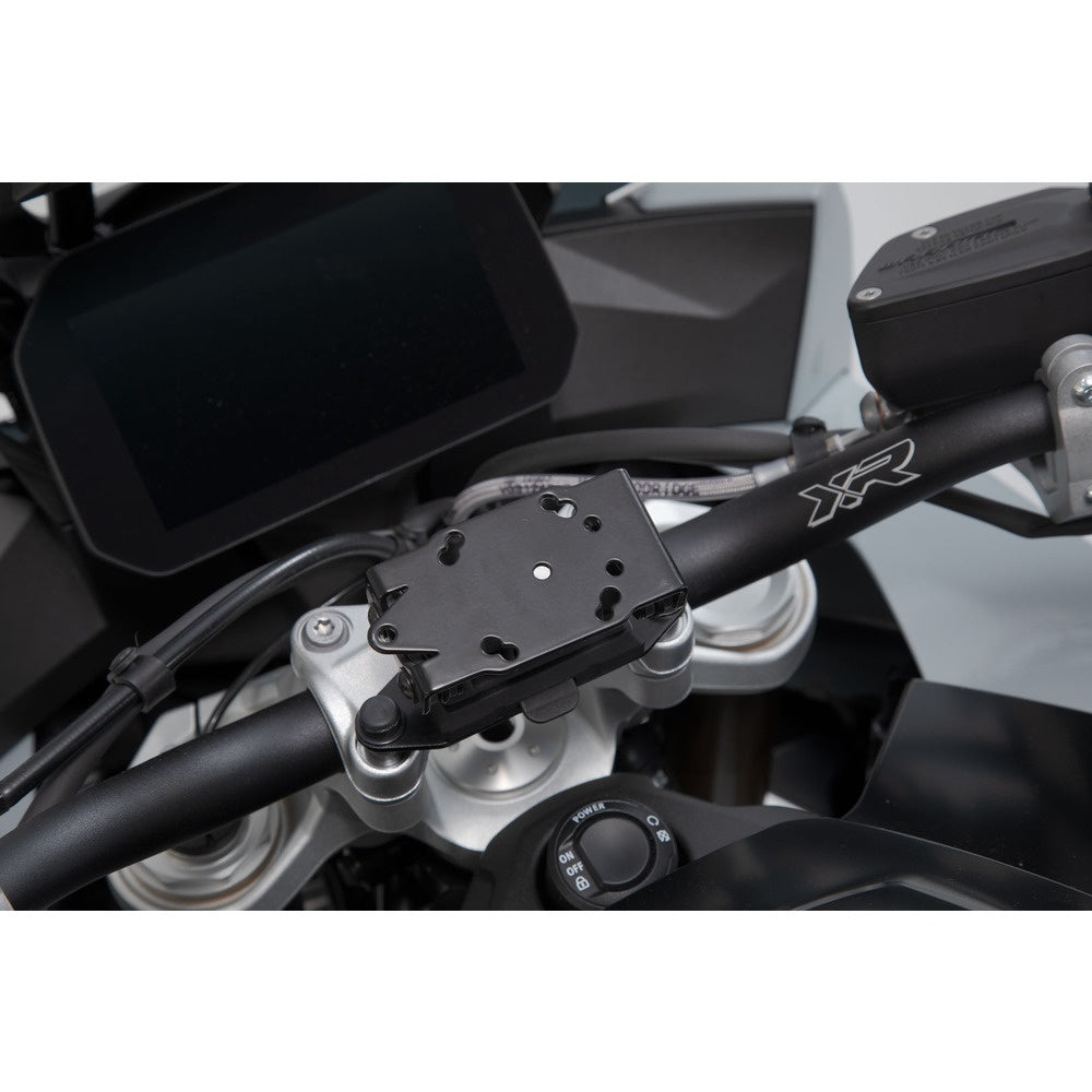 SW-Motech SW-GPS0764611201-B GPS Handlebar Mount Black for BMW G 310 GS/F 750 GS/F 850 GS 17-Up/Adventure 18-Up/F 900 R/XR 19-Up/M 1000 R 13-Up/S 1000 XR 15-Up