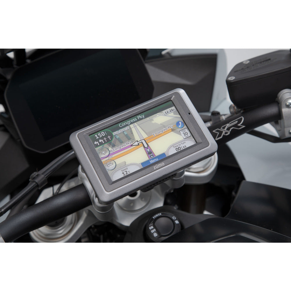 SW-Motech SW-GPS0764611201-B GPS Handlebar Mount Black for BMW G 310 GS/F 750 GS/F 850 GS 17-Up/Adventure 18-Up/F 900 R/XR 19-Up/M 1000 R 13-Up/S 1000 XR 15-Up