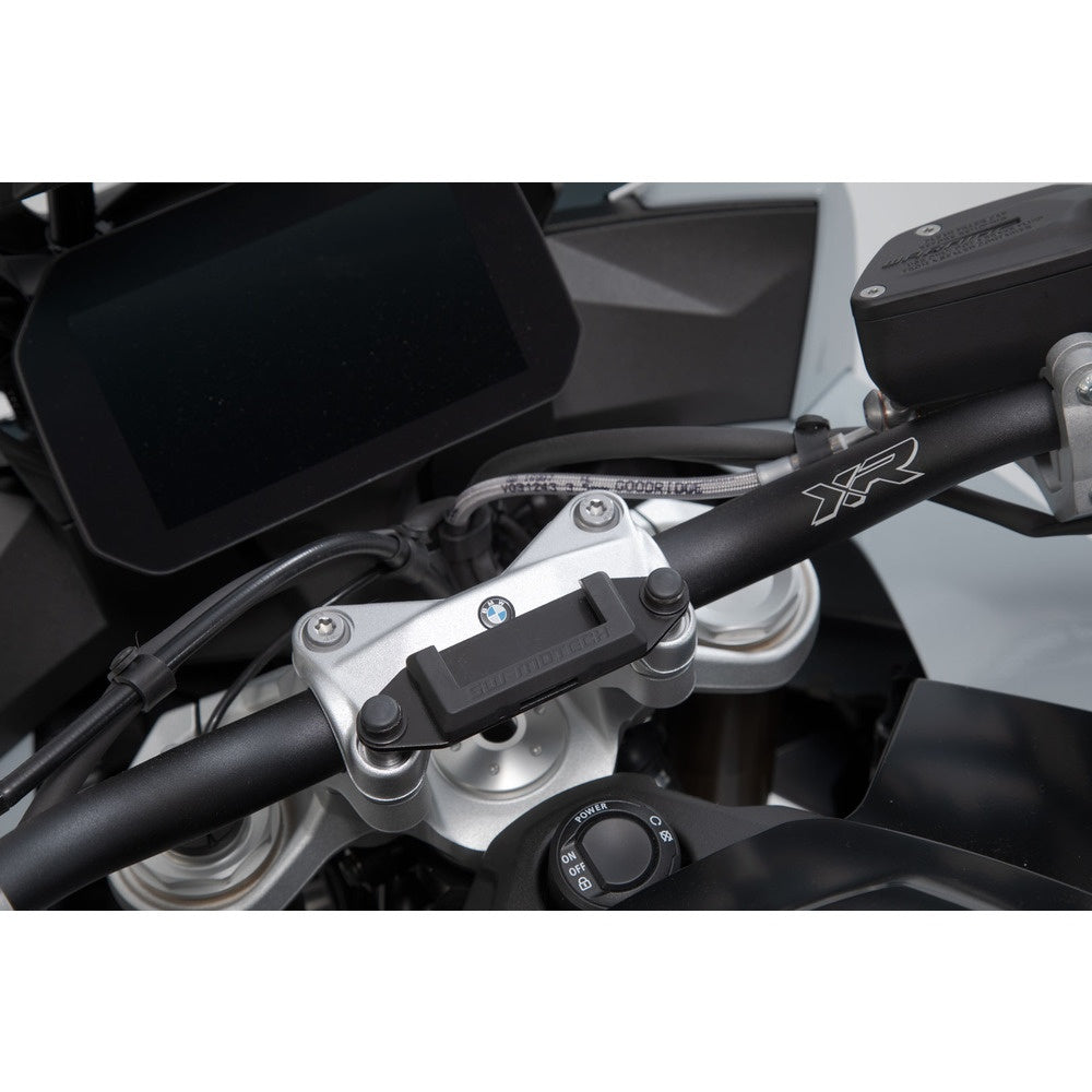 SW-Motech SW-GPS0764611201-B GPS Handlebar Mount Black for BMW G 310 GS/F 750 GS/F 850 GS 17-Up/Adventure 18-Up/F 900 R/XR 19-Up/M 1000 R 13-Up/S 1000 XR 15-Up