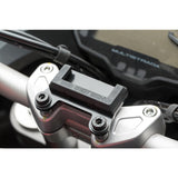 SW-Motech SW-GPS2258410000-B GPS Handlebar Mount Black for Ducati Multistrada V2 21-Up/Multistrada 950 16-Up/Multistrada 1200 15-18/Multistrada 1260 17-Up