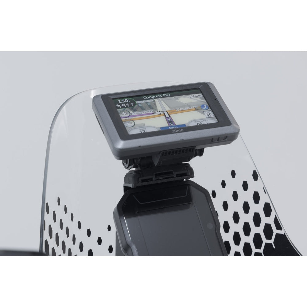 SW-Motech SW-GPS2299510000-B GPS Cockpit Mount Black for Ducati DesertX 22-Up/DesertX Rally 23-Up