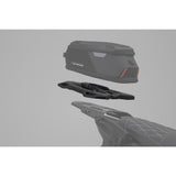 SW-Motech SW-GPT0015255200-B PRO Tank Ring Adapter Kit Black with Adapter Plate for STREET-RACK Base Plate