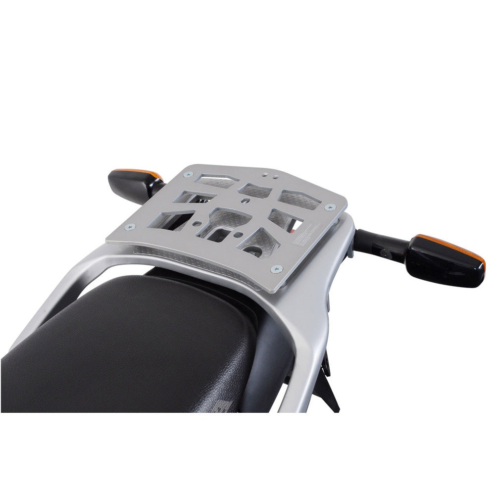 SW-Motech SW-GPT01336100-S ALU-RACK Base Plate Silver for Honda XL1000V Varadero 98-06/XL125V Varadero 01-08/XL650V Transalp 00-06/XRV750 Africa Twin 92-03
