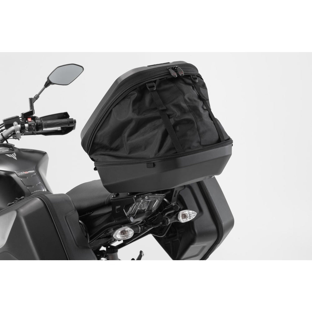SW-Motech SW-GPT0529960000-B URBAN ABS Black Top Case System for Suzuki GSF 600 Bandit 00-04/GSF 650 Bandit 04-16/GSX 650 F 07-16/GSF 1200 Bandit 00-06/GSF 1250 Bandit 06-16/GSX 1250 F ABS 09-Up/GSX 1400 01-06