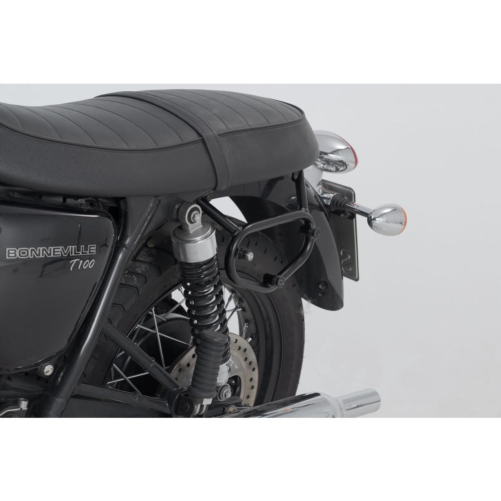 SW-Motech SW-HTA1150910001 SLC Left Side Carrier Black for Triumph Bonneville/SE/T100 04-16/Scrambler 05-16/Thruxton 900 04-15