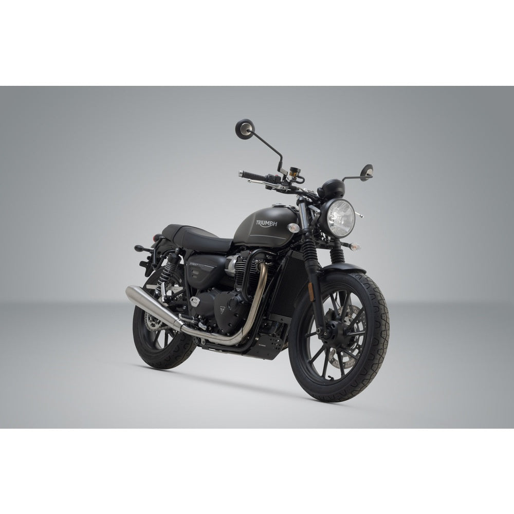 SW-Motech SW-HTA1166711001 SLC Right Side Carrier Black for Triumph Scrambler 900/Speed Twin/Street Cup/Street Scrambler 16-Up