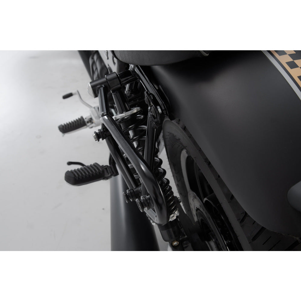 SW-Motech SW-HTA1779710001 SLC Left Side Carrier Black for Moto Guzzi V9 Roamer/V9 Bobber 15-Up