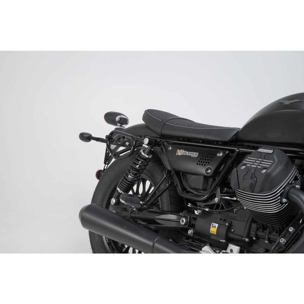 SW-Motech SW-HTA1779711001 SLC Right Side Carrier Black for Moto Guzzi V9 Roamer/V9 Bobber 15-Up