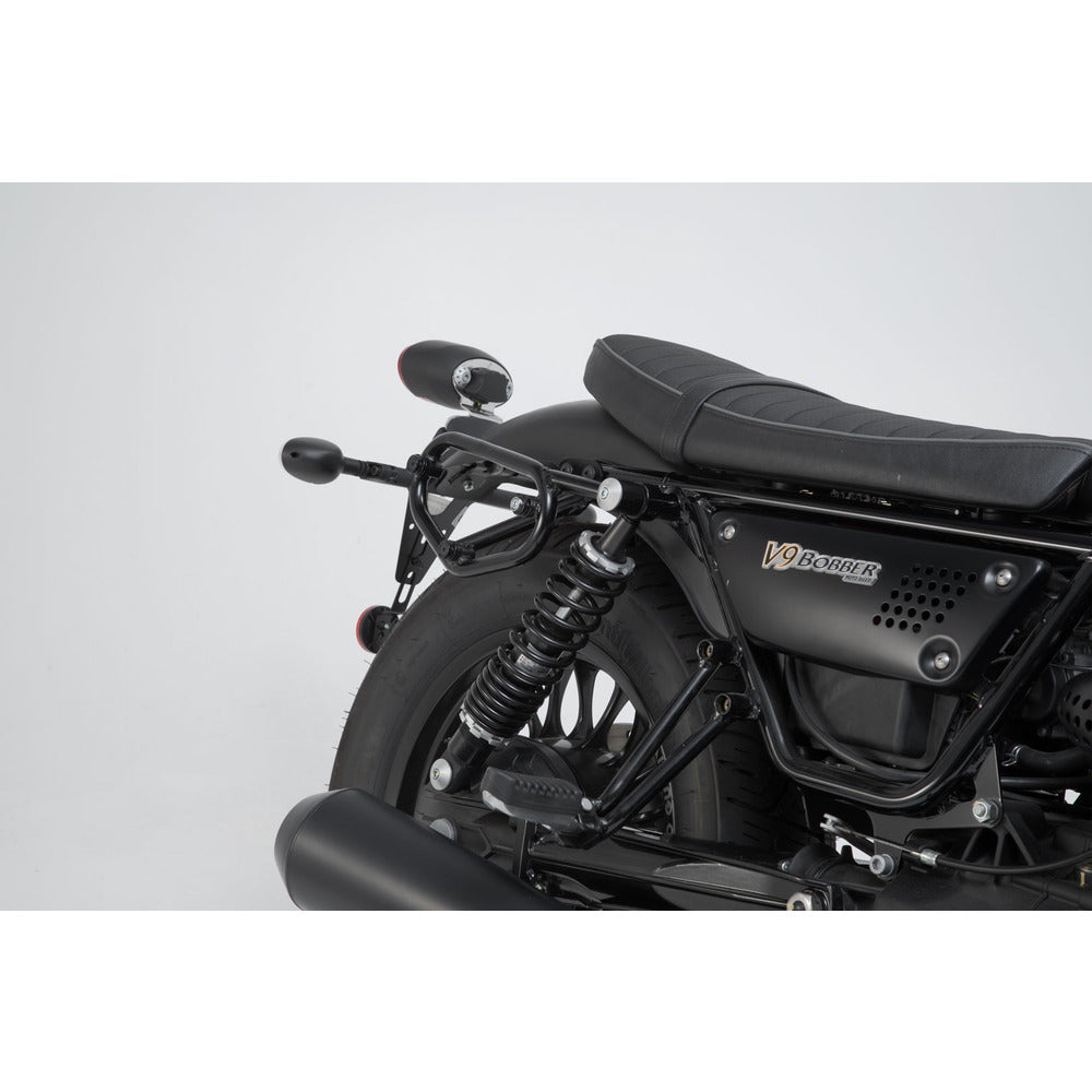 SW-Motech SW-HTA1779711001 SLC Right Side Carrier Black for Moto Guzzi V9 Roamer/V9 Bobber 15-Up