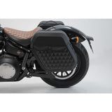 SW-Motech SW-HTA1868210000 SLH Left Side Carrier Black for Harley-Davidson Softail Street Bob/Slim/Standard 20-Up