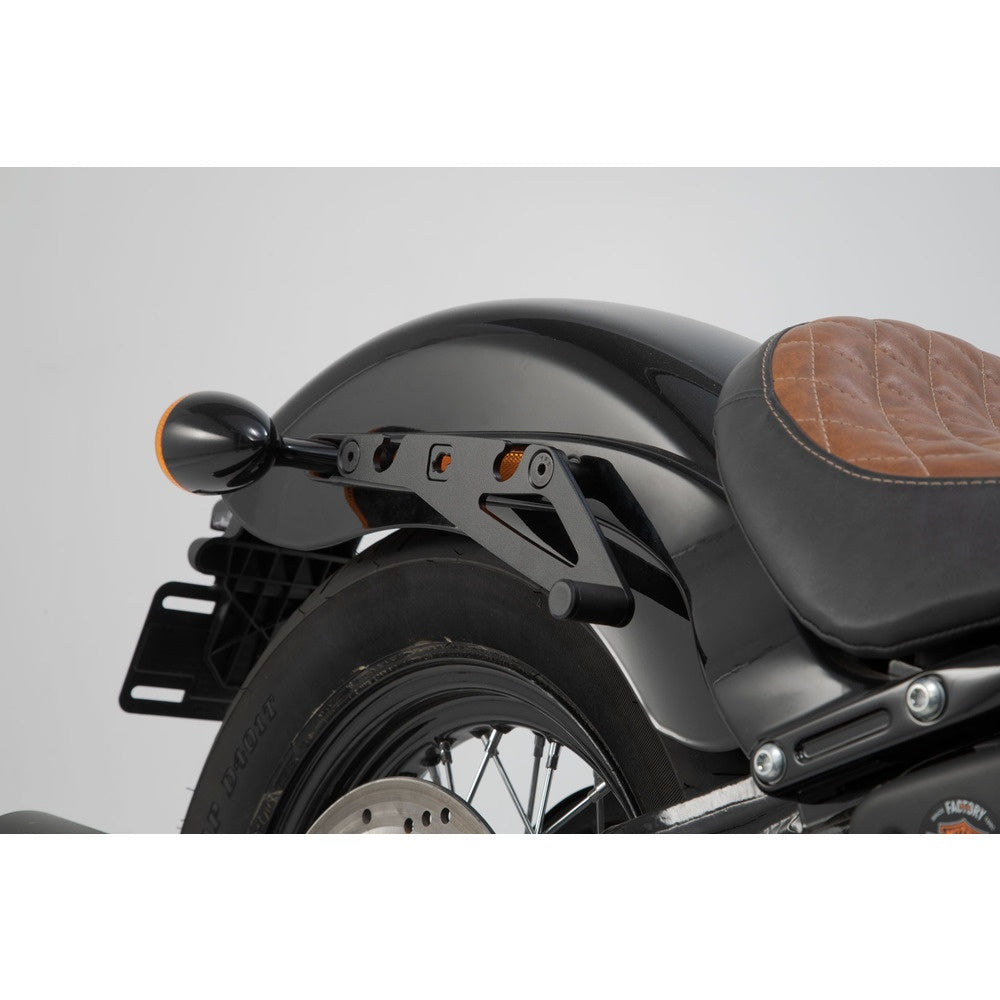 SW-Motech SW-HTA1868210100 SLH Right Side Carrier Black for Harley-Davidson Softail Street Bob/Slim/Standard 20-Up