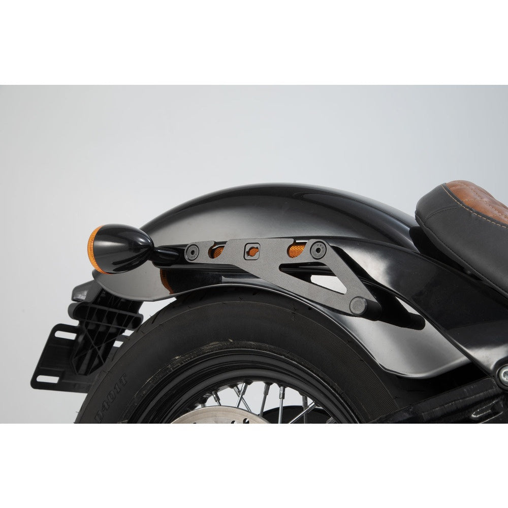 SW-Motech SW-HTA1868210100 SLH Right Side Carrier Black for Harley-Davidson Softail Street Bob/Slim/Standard 20-Up