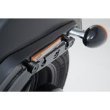 SW-Motech SW-HTA1868210400 SLH Left Side Carrier Black for Harley-Davidson Softail Fat Boy/Fat Boy S 17-Up