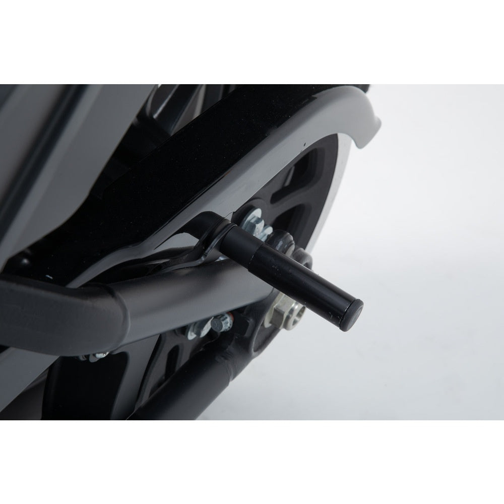 SW-Motech SW-HTA1868210400 SLH Left Side Carrier Black for Harley-Davidson Softail Fat Boy/Fat Boy S 17-Up