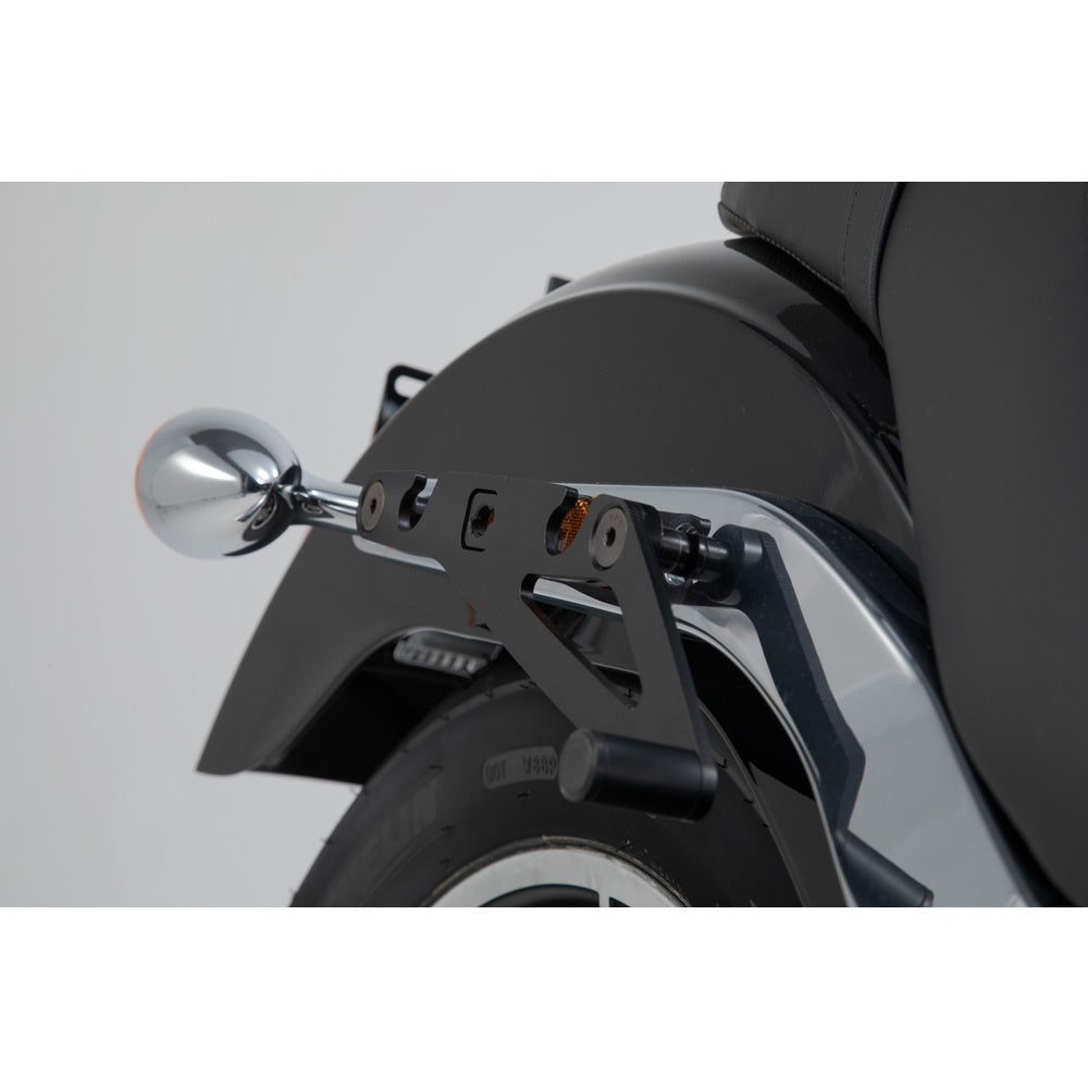 SW-Motech SW-HTA1868211200 SLH Right Side Carrier Black for Harley-Davidson Softail Low Rider/Low Rider S 17-Up