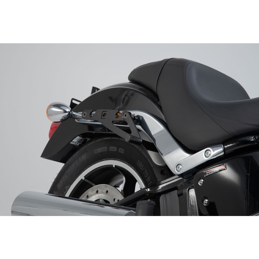 SW-Motech SW-HTA1868211200 SLH Right Side Carrier Black for Harley-Davidson Softail Low Rider/Low Rider S 17-Up
