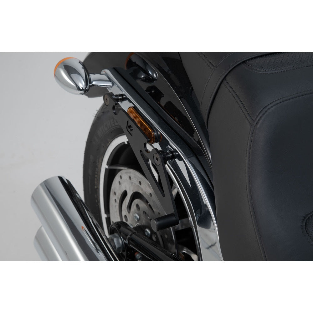 SW-Motech SW-HTA1868211200 SLH Right Side Carrier Black for Harley-Davidson Softail Low Rider/Low Rider S 17-Up