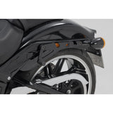 SW-Motech SW-HTA1868211500 SLH Left Side Carrier Black for Harley-Davidson Softail Fat Boy/Fat Boy S/Breakout/Breakout S 17-Up
