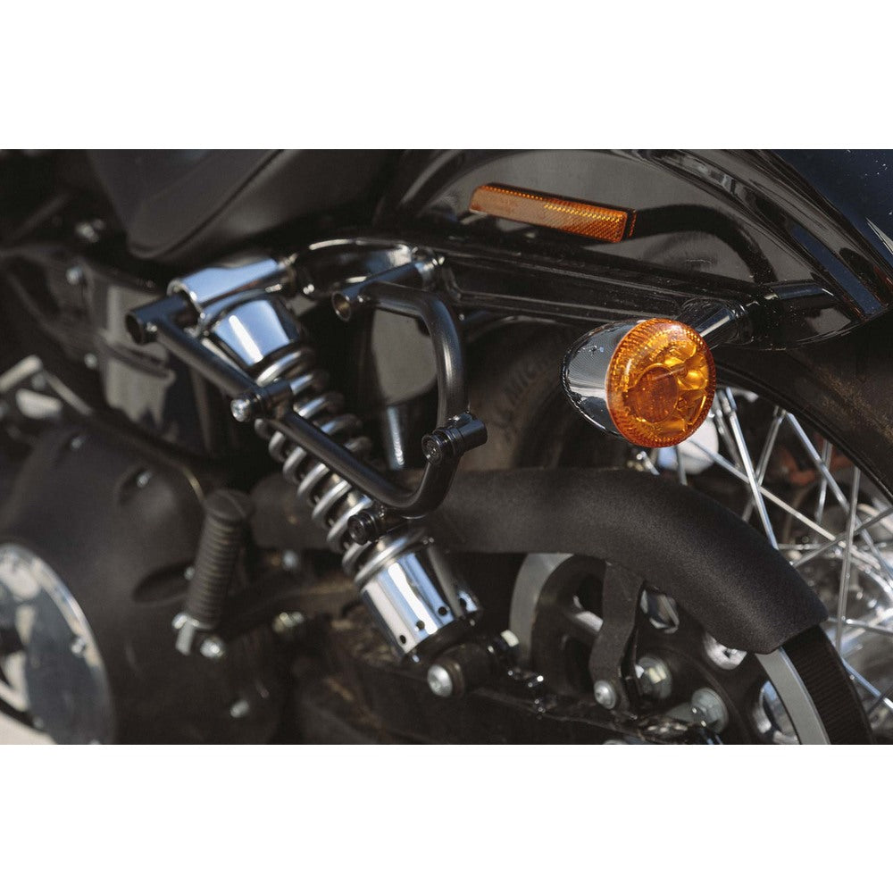 SW-Motech SW-HTA1879110000 SLC Left Side Carrier Black for Harley-Davidson Dyna 09-17 Models
