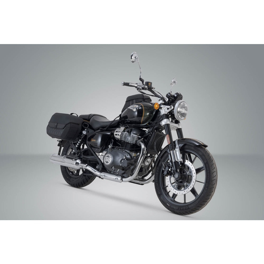 SW-Motech SW-HTA4106918001 SLH Left Side Carrier Black for Royal Enfield Super Meteor 650 22-Up